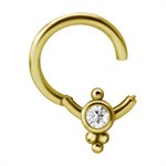 24k gold plated cluster style clicker